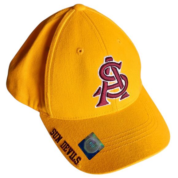 Russell Arizona State Sun Devils Yellow Maroon Brushed Cotton Hat Adjustable - Picture 1 of 7